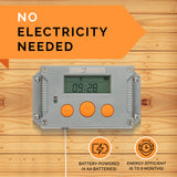 no electricity needed