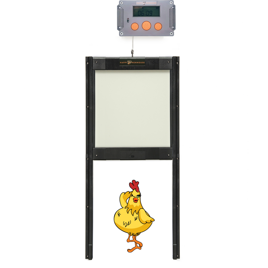 Automatic Chicken Coop Door Opener Kit - AA - Timer and Light Sensor ( –  Happy Henhouse