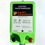 Electric Fence Energizer | 12V DC or 110V AC Powered | 0.25J | Up to 2 Miles / 8 Acres | Protects Chickens, Farm Animals and Gardens
