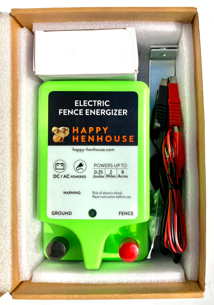  Happy Henhouse Fence Energizer with Electric Poultry